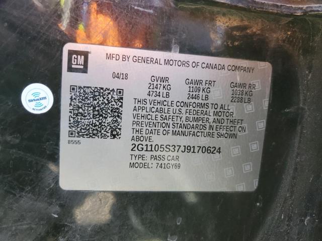 2018 CHEVROLET IMPALA LT - 2G1105S37J9170624