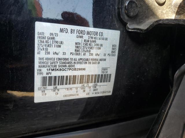 2023 FORD EXPLORER S 1FM5K8GC7PGB29896