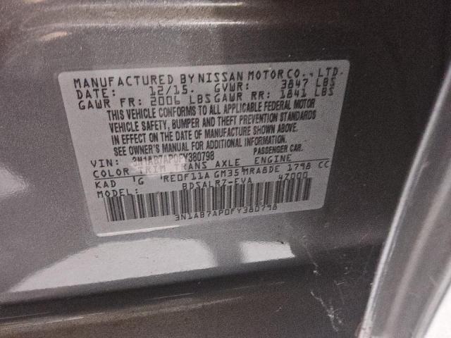2015 NISSAN SENTRA S 3N1AB7AP0FY380798
