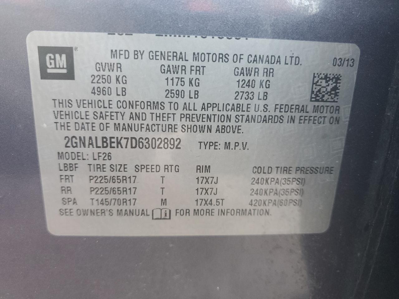 CHEVROLET EQUINOX LS