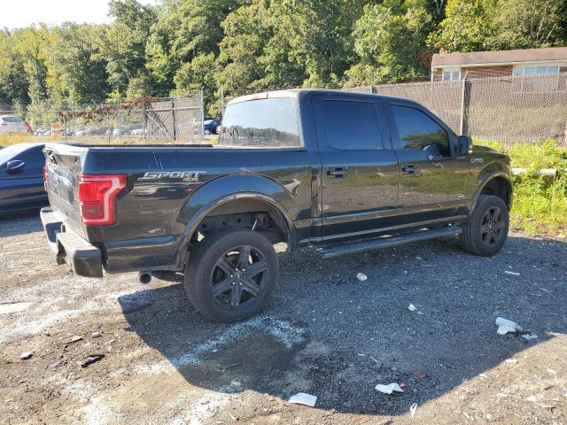 FORD F150 SUPER 2016 black crew pic gas 1FTEW1EP0GFB74108 photo #4