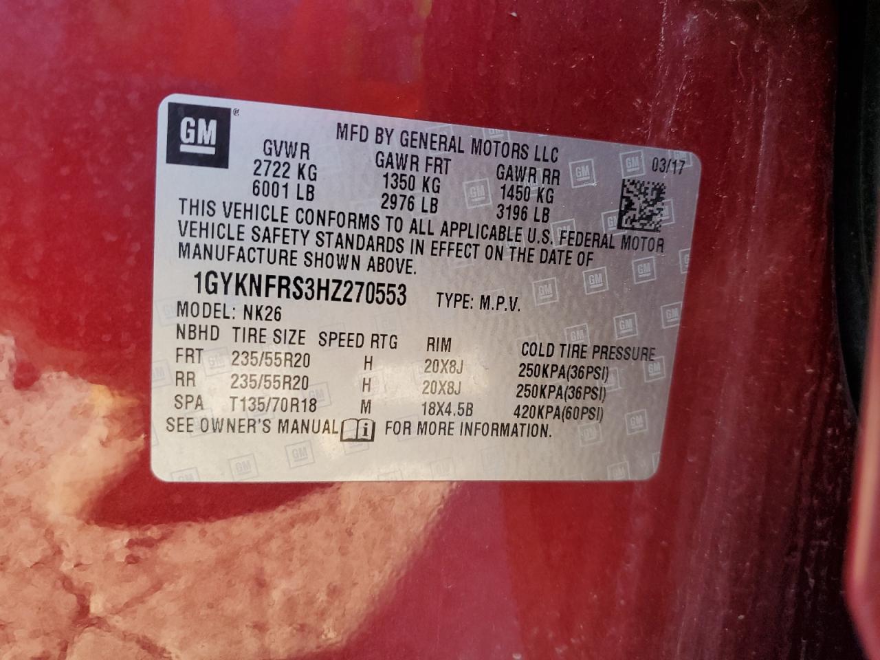 CADILLAC XT5 PLATINUM