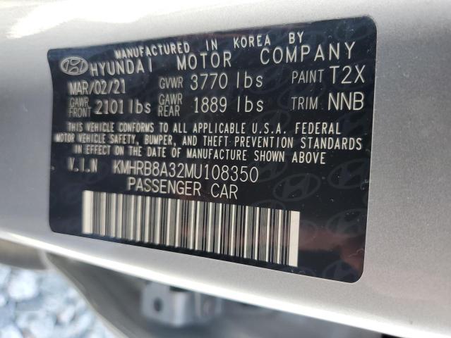 2021 HYUNDAI VENUE SE - KMHRB8A32MU108350