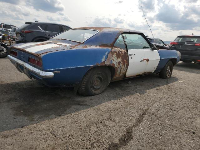 CHEVROLET CAMARO 1969 blue   123379N541973 photo #4