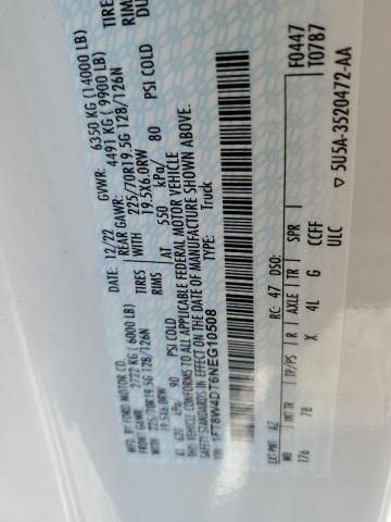 2022 FORD F450 SUPER DUTY 1FT8W4DT6NEG10508