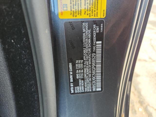 2016 BMW M4 WBS3U9C56GP968529