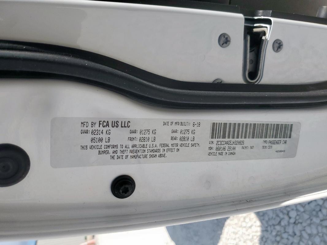 2018 CHRYSLER 300 TOURIN - 2C3CCAAG5JH320826