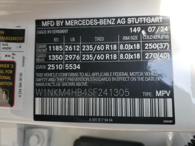 2025 MERCEDES-BENZ GLC 300 4M W1NKM4HB4SF241305