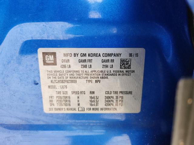 2015 CHEVROLET TRAX LS #3297913801