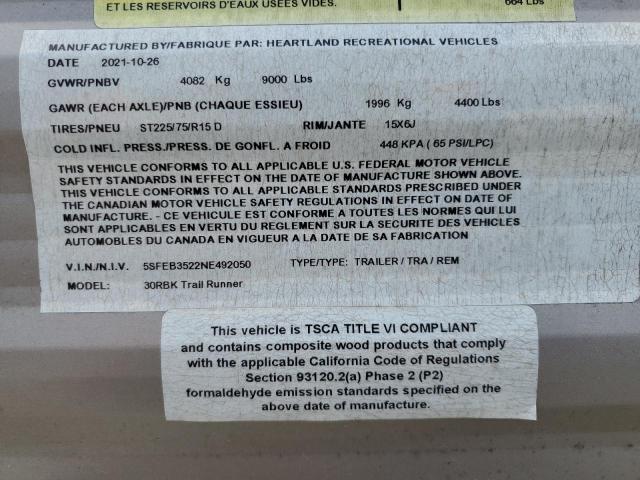 2022 HEARTLAND TRAIL RUNN #3292577871