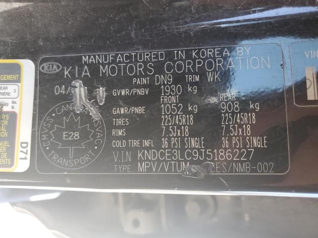 2018 KIA NIRO TOURI KNDCE3LC9J5186227
