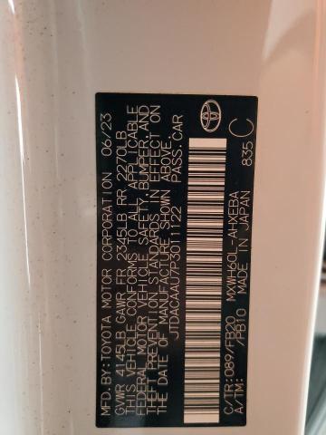 2023 TOYOTA PRIUS LE - JTDACAAU7P3011122