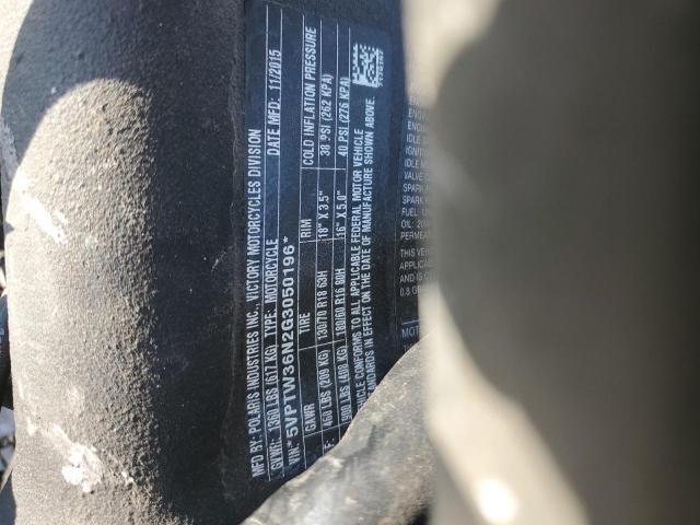 2016 VICTORY MOTORCYCLES CROSS COUN 5VPTW36N2G3050196