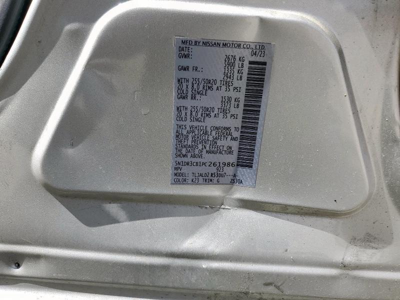 2023 NISSAN PATHFINDER 5N1DR3CB1PC261986