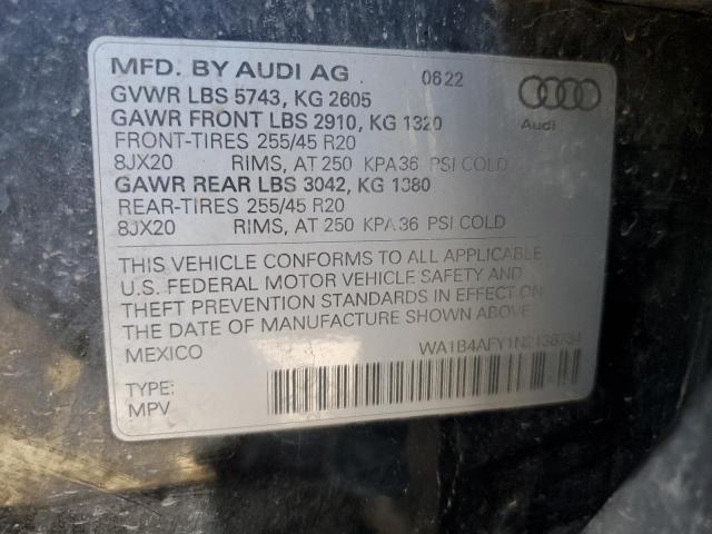 2022 AUDI SQ5 PREMIUM PLUS WA1B4AFY1N2138734