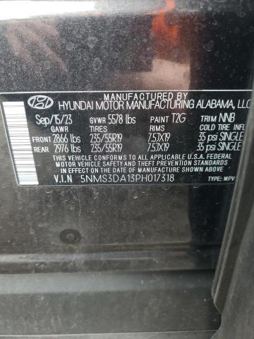 2023 HYUNDAI SANTA FE SEL PREMIUM - 5NMS3DA13PH017318