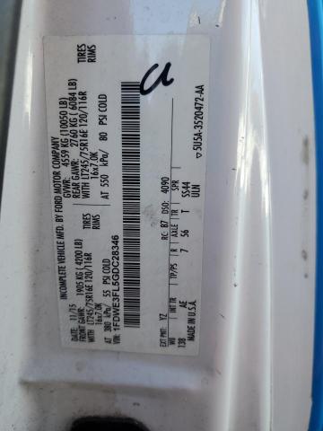 2016 FORD ECONOLINE E350 SUPER DUTY CUTAWAY VAN 1FDWE3FL5GDC28346