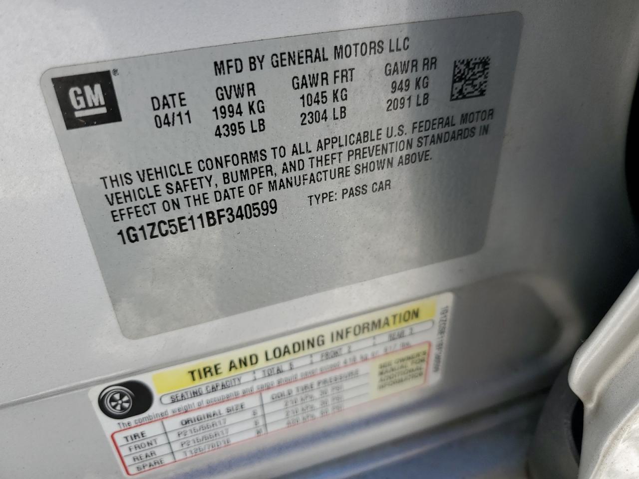 CHEVROLET MALIBU 1LT