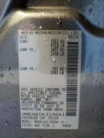 2025 NISSAN ALTIMA SV 1N4BL4DV3SN319661