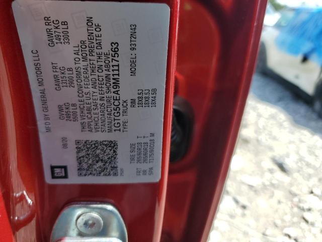 2021 GMC CANYON ELE 1GTG5CEA9M1117563