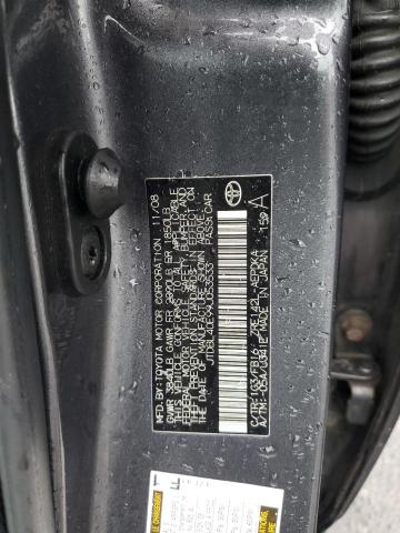 2009 TOYOTA COROLLA BA #3261320474