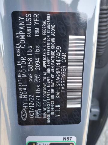 2023 HYUNDAI ELANTRA SEL KMHLS4AG8PU447409