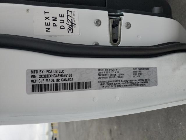 2023 DODGE CHARGER GT 2C3CDXHG4PH586188