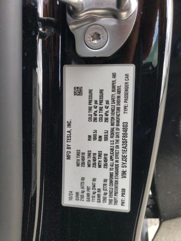 2025 TESLA MODEL 3 - 5YJ3E1EA3SF884803