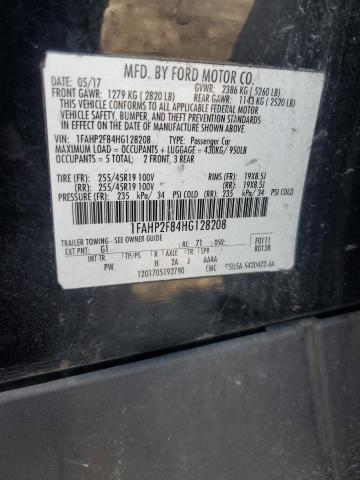 2017 FORD TAURUS LIM 1FAHP2F84HG128208