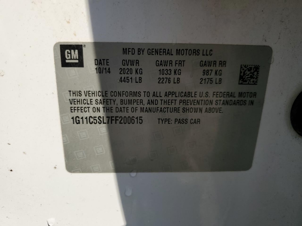 CHEVROLET MALIBU 1LT