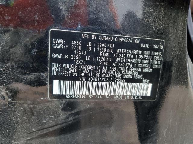 2020 SUBARU OUTBACK TO - 4S4BTAPC2L3129569