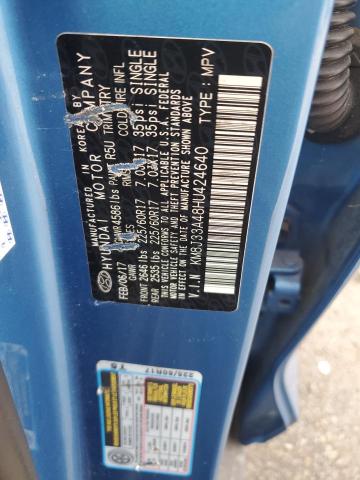 2017 HYUNDAI TUCSON LIMITED - KM8J33A48HU424640