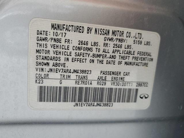 2018 INFINITI Q50 LUXE JN1EV7AR4JM438823