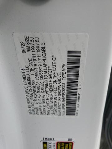 2022 HONDA ODYSSEY EL - 5FNRL6H92NB068328