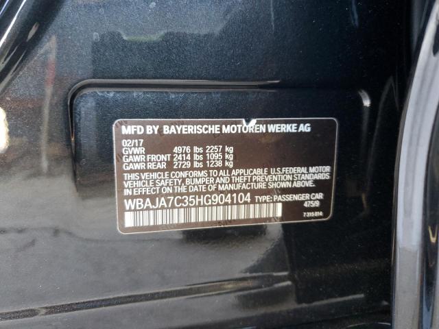 2017 BMW 530 XI WBAJA7C35HG904104