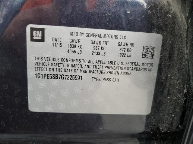 2016 CHEVROLET CRUZE LIMI 1G1PE5SB7G7225991