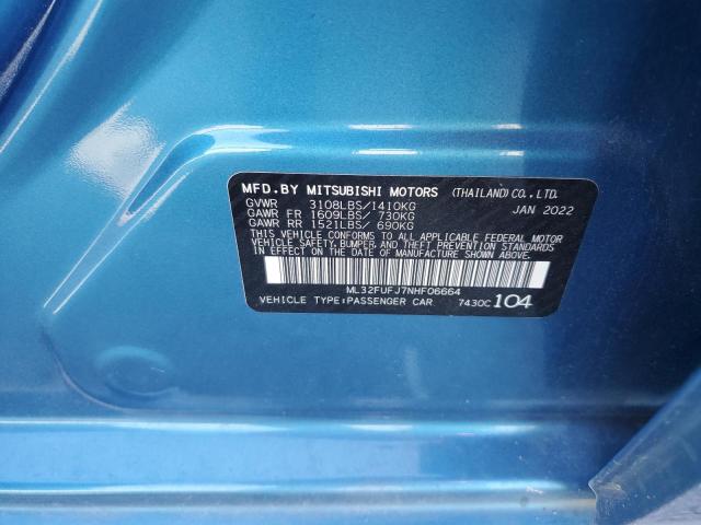 2022 MITSUBISHI MIRAGE G4 - ML32FUFJ7NHF06664