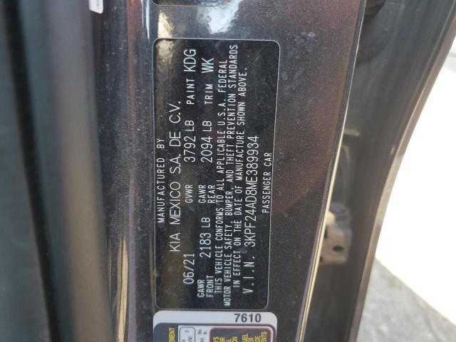 2021 KIA FORTE FE - 3KPF24AD8ME389934