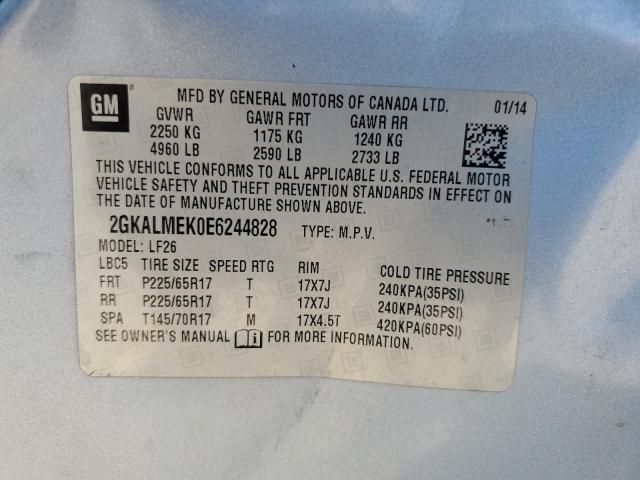 2014 GMC TERRAIN SL - 2GKALMEK0E6244828