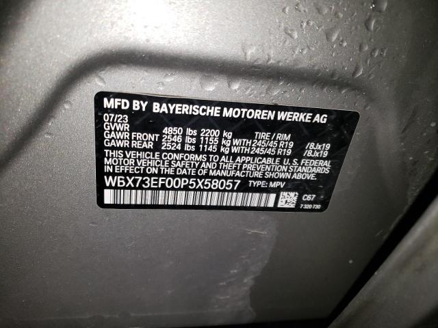 2023 BMW X1 XDRIVE2 WBX73EF00P5X58057