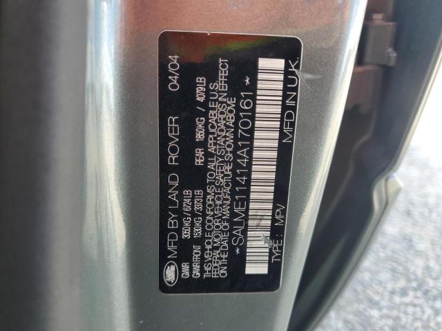 2004 LAND ROVER RANGE ROVE #3235972177