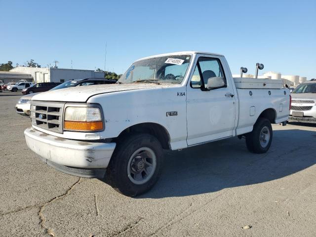 FORD F150 1996 white pickup gas 2FTEF15N0TCA23600 photo #1