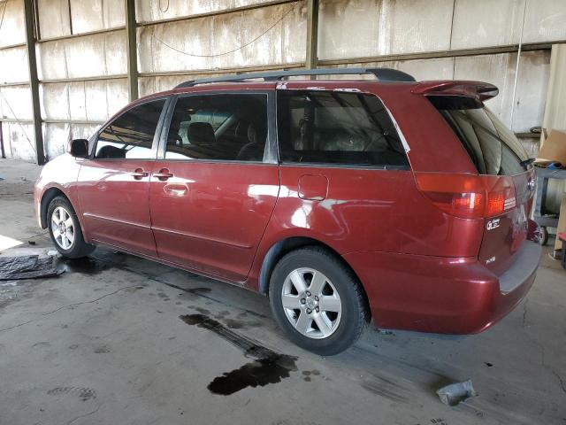 TOYOTA SIENNA XLE 2005 maroon  gas 5TDZA22C45S275107 photo #3