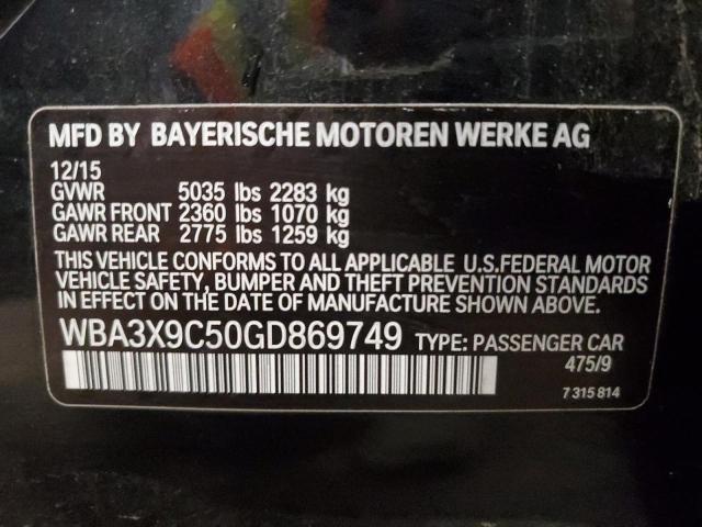 2016 BMW 335 XIGT WBA3X9C50GD869749
