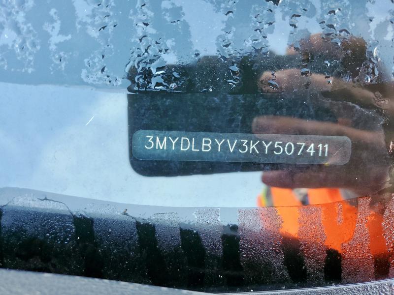 2019 TOYOTA YARIS L - 3MYDLBYV3KY507411