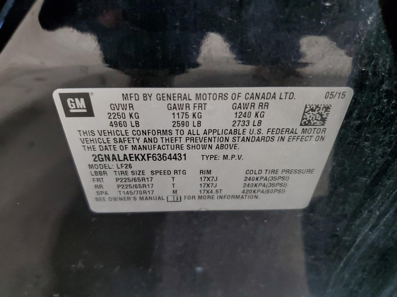 CHEVROLET EQUINOX LS