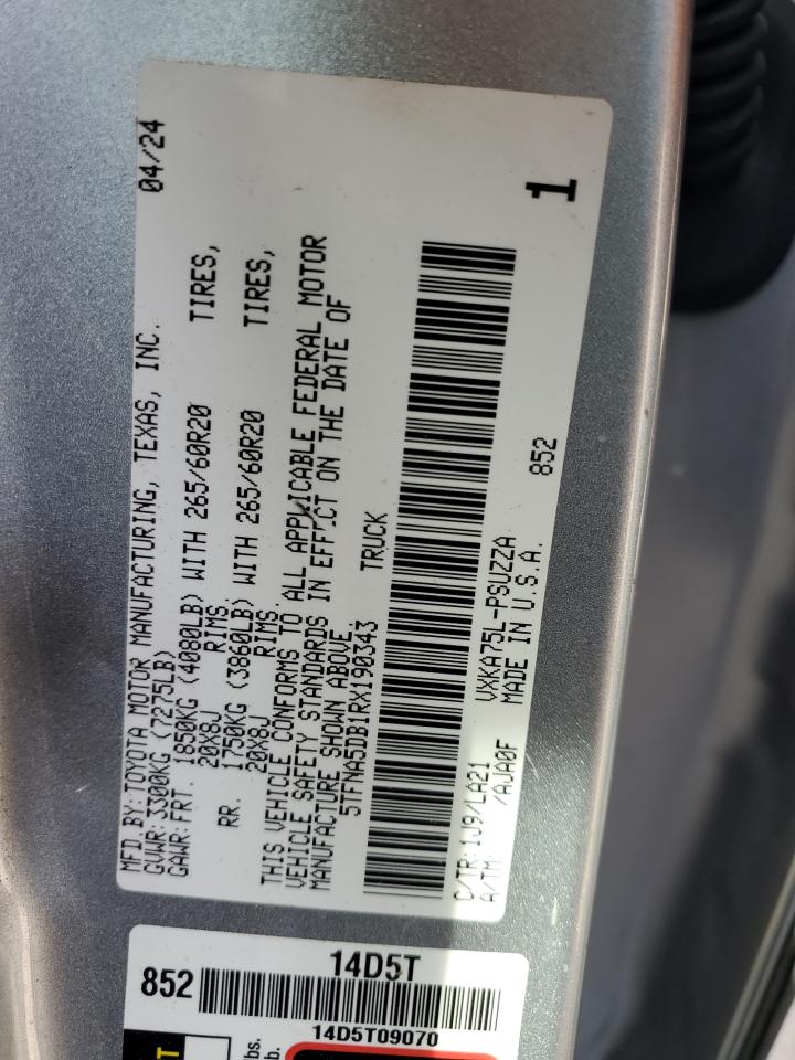 TOYOTA TUNDRA CREWMAX PLATINUM