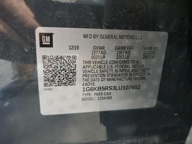 2020 CADILLAC CT6 LUXURY 1G6KB5RS3LU107662