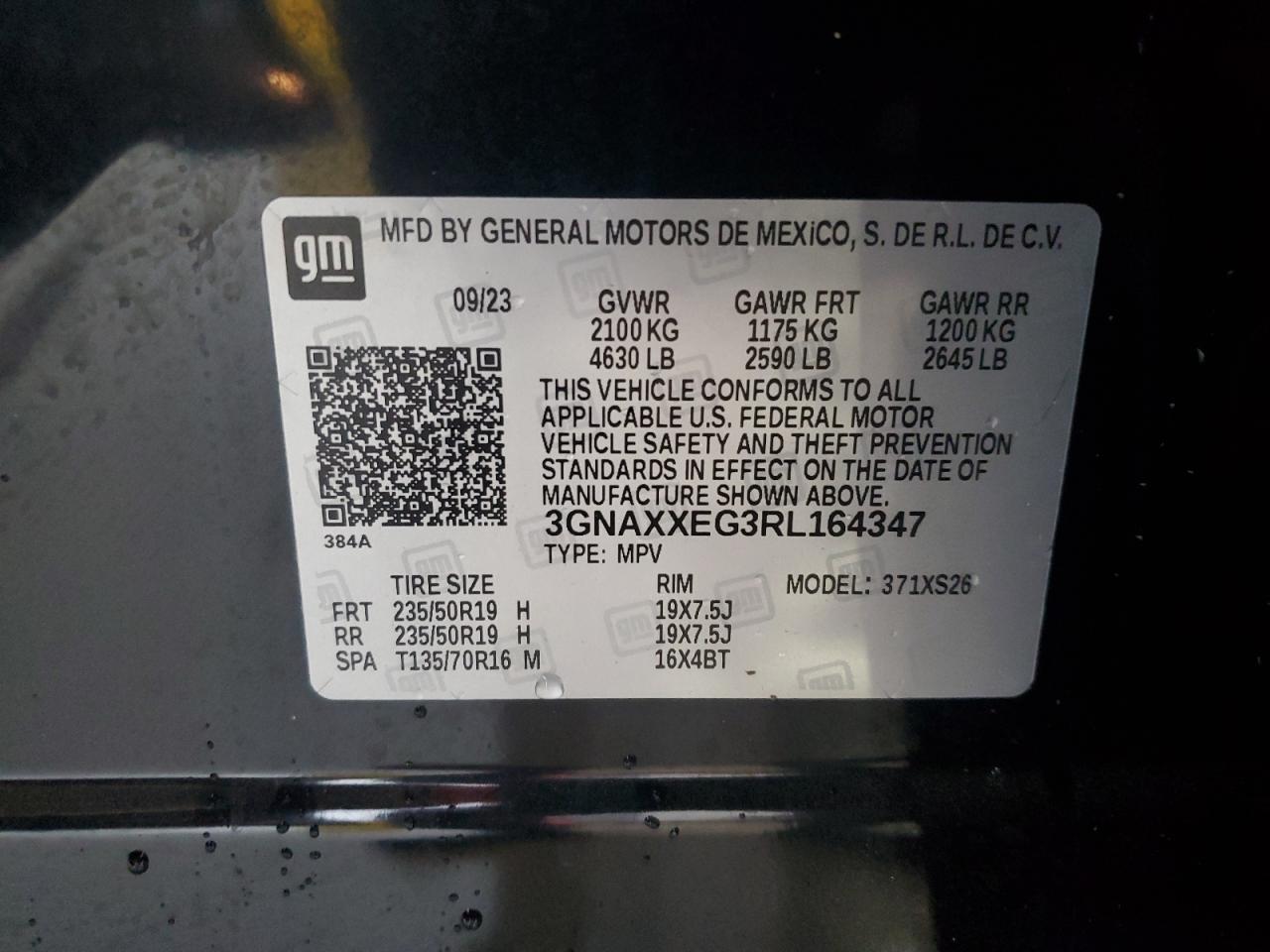 CHEVROLET EQUINOX PREMIER