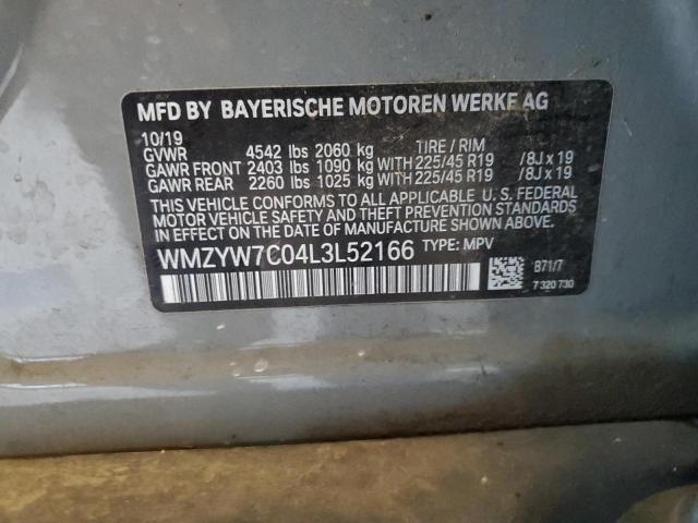 2020 MINI COOPER S COUNTRYMAN WMZYW7C04L3L52166